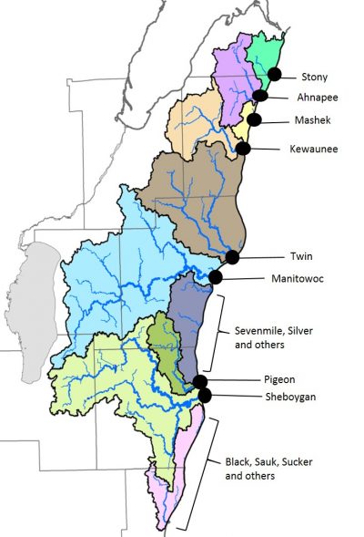 Northeast Lakeshore TMDL - Basin Map